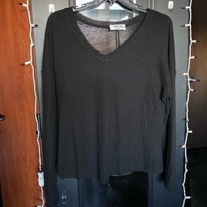 Black long sleeve sweater